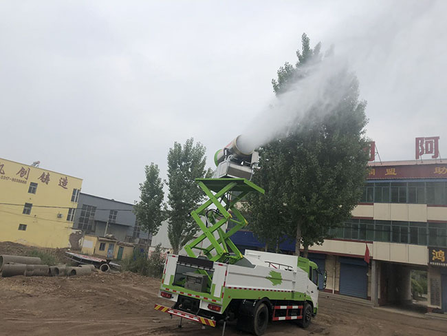 移動式升降霧炮車案例